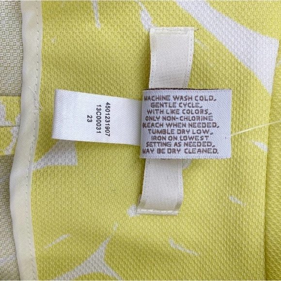 Chico's Blazer Womens Small Yellow Optic Floral Jacket Ceylon Jacket Ladies - Picture 7 of 7